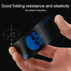 2 PCS Plastic Frosted Waterproof PVC Poker Cards, Size:3.2 x 8.7cm(Blue+Gold)