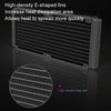 COOLMOON CM-YM-240T Digital ARGB Lens Edition Integrated Water Cooling CPU Cooler Temperature Display CPU Fan(Black)