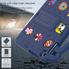 For Lenovo Tab M10 3rd Gen TB328FU / TB328XU 2022 10.1 Handle Kickstand Children EVA Shockproof Tablet Case(Navy Blue)