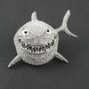 PDT139 Shark Pendant Hip Hop Vintage Necklace(Gold)