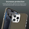 For iPhone 15 Pro Carbon Fiber Series IMD Phone Case(Brown)