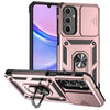 For Samsung Galaxy A16 5G Sliding Camshield Holder Phone Case(Rose Gold)