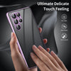For Samsung Galaxy S25 Ultra 5G HD Full Cover Magnetic Metal Tempered Glass Phone Case(Purple)