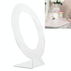 YX031 Acrylic Mirror-Shaped Hair Accessories Storage Display Stand Hair Clip Organizer