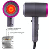 Household High-power Silent  Blow Dryer,Constant Temperature Hot and Cold Negative Ion Hair Drier, EU Plug