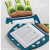 Luminous Three-dimensional Cactus Switch Sticker Socket Panel Cover Decor, Style: Rabbit