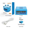 RELIFE RL-304R 5-Port 260W GaN Smart USB Fast Charger With 15W Wireless Chargind LCD Display(EU Plug)