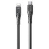 WK WDC-154 Type-C / USB-C to 8 Pin PD 20W Fast Charging Data Cable, Length: 1m(Black)