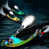 PROBEROS DW570 Fishing Lures Spinning Sequins Long Casting Tremor Swimming VIB Micro Tremor Zinc Alloy Bait(Silver) Weight: 13g