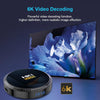 HK1RBOX H8-H618 Android 12.0 Allwinner H618 Quad Core Smart TV Box, Memory:4GB+32GB(UK Plug)