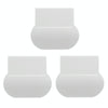 3pcs Anti Dirty Handle Toilet Lid Lifter Bathroom Bidet Seat Lifting Lid Kit(White)