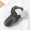 Spring And Autumn Children Tights Baby Knitting Pantyhose Size: M 1-2 Years Old(Dark Gray)