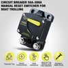 RV Yacht Manual Reset Ignition Protection Fuse Switch With Terminal Accessories, Current: 200A