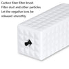 EP502 Car Cigarette Lighter Activated Carbon Brush Negative Ion Air Purifier(White)