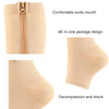 Sports Pressure Socks Compressed Brake Zipper Socks, Size: L/XL(Butterfly)