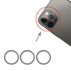 iPhone 12 Pro Max Rear Camera Lens Protector (Graphite, 3 Pack)