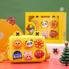 DIY Cute Cartoon Waterproof Kids Messenger Bag(Yellow)