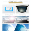 Men Retro Fashion Aluminum Magnesium Frame UV400 Polarized Sunglasses (Black Tarnish+ Blue)