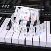 Children Beginner Piano Keyboard Color Stickers Musical Instrument Accessories, Style: Piano Keys 61 keys