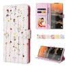 For Samsung Galaxy S23 Ultra 5G Bronzing Painting RFID Leather Phone Case(Flowers World)