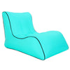 BB1803 Foldable Portable Inflatable Sofa Single Outdoor Inflatable Seat, Size: 100 x 80 x 70cm(Lake Green)