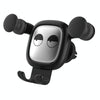 Big Eyes Pattern Gravity Cartoon Air Vent Car Mount Phone Holder(Black)
