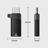 ADS-615 PD 60W USB-C/Type-C Male to 8 Pin Female Adapter(Silver)