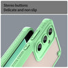 For Samsung Galaxy S24 FE 5G Armor Glaze PC Hybrid TPU Phone Case(Green)