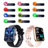 F16 2.0-inch IP67 Waterproof Health Monitoring Bluetooth Call Smart Watch(Gold)
