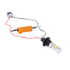 2 PCS T20/7440 10W 1000 LM 6000K White + Yellow Light DRL&Turn Light with 42 SMD-2835-LED LampDC 12-24V