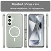 For Samsung Galaxy S24 FE 5G MagSafe Frosted Translucent TPU + PC Full Coverage Phone Case(White)