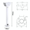 35cm Aluminium CCTV Camera Bracket - Rotatable, Outdoor, Pole Mount