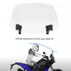 For Kawasaki / Honda / BMW / Yamaha Motorcycle Adjustable Windshield(Transparent)