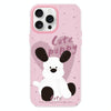 For iPhone 13 Pro Max Skin Feeling Jelly TPU Hybrid PC Phone Case(Puppy Pillow Pink)