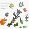 Irregular Wooden Puzzle Adult High Difficulty Creative Gift(Harmonious Island)