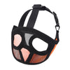 Bulldog Muzzle, Breathable Mesh, Orange, Size M
