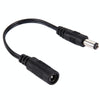 5.5 x 2.1mm DC Female to 5.5 x 2.1mm DC Male Power Connector Cable for Laptop Adapter, Length: 15cm(Black)