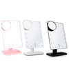 Portable Led Touch Sensor Mirror With Lamp Desktop Fill Light(Black)