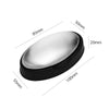 2 PCS Portable Cleaning Stainless Steel Oval Hand Soap Eliminating Odour Remover with Base, Random Style Delivery