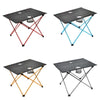 8249 Outdoor Ultra Light Aluminum Folding Table Small Portable Picnic Table(Silver Gray)
