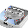 For Samsung Galaxy Z Flip6 360 Holder MagSafe Acrylic Hybrid TPU Phone Case(Grey)