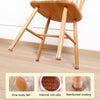 2 inch Enlarged 8pcs /Set Round Table And Chair Leg Covers For Tiles/Wooden Floors Furniture Protectors(Dark Brown)
