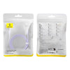 Baseus Pudding Series 100W Type-C to Type-C Fast Charging Data Cable, Length:1.2m(Purple)