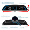 Car HUD Head-Up Display GPS Speedometer Speed Alarm Fatigue Alert