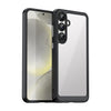 For Samsung Galaxy S25+ 5G Colorful Series Acrylic Hybrid TPU Phone Case(Black)