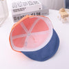 MZ9513 Calf Pattern Baby Peaked Cap Children Autumn Hat Soft Brim Baby Beanie, Size: 48cm Adjustable(Yellow)