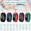 ID115 0.96 inch OLED Screen Smart Watch Wristband Pedometer Sport Fitness Tracker Bracelet(Purple)
