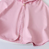UPF50+ Baby Sunscreen Cloak Summer Thin Outer Wear Breathable Sunscreen Clothes Jacket, Size: S For 0-1 Years Old(Pink)