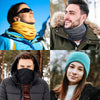 YIPINU Outdoor Cycling Bib Sport Wind And Cold Protection Thick Warm Neck Cover, Size: Free Code(Peacock Blue)