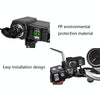 Motorcycle Car Dual USB Mobile Phone Charger With Cigarette Lighter Interface Multi-function Digital Display Car Charger, Style:DYUK-2 Green Light